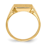 14K 12.0x12.0mm Open Back Mens Signet Ring view