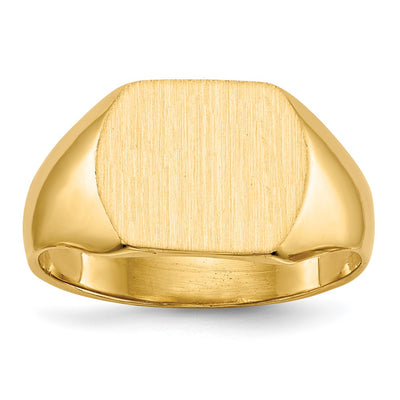 14K gold signet ring