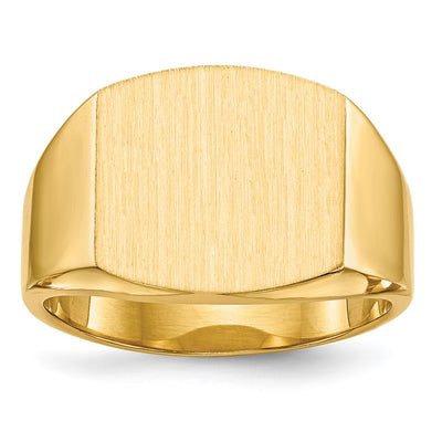 14K gold signet ring