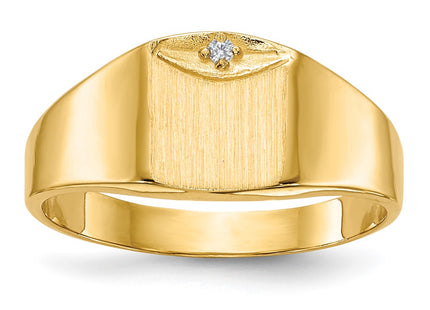 14k Yellow Gold Rings Style RS399VS - Classique Jewelry Inc.