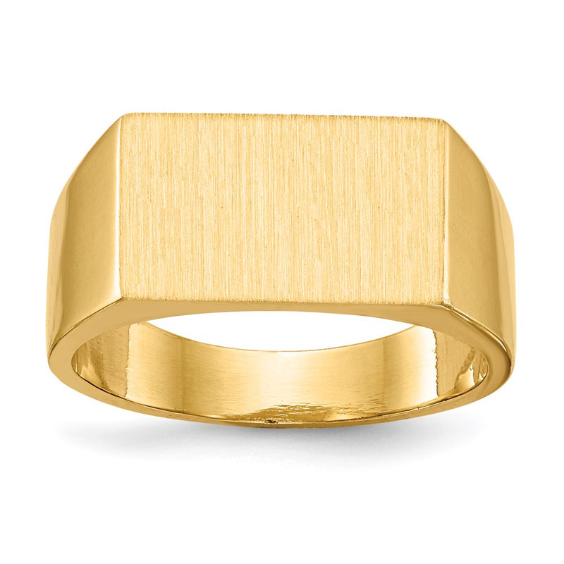 14K gold signet ring