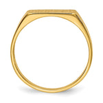 14K 12.0x5.5mm Open Back Signet Ring view