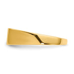 14K 12.0x5.5mm Open Back Signet Ring view