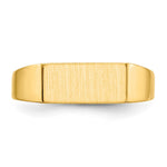 14K 12.0x5.5mm Open Back Signet Ring view