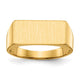 14K 16.5x8.0mm Open Back Mens Signet Ring