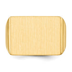 14K 19.5x14.5mm Open Back Mens Signet Ring view