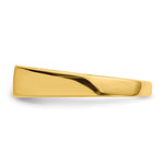 14K 16.5x5.0mm Closed Back Signet Ring view