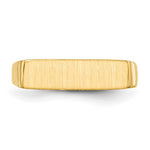 14K 16.5x5.0mm Closed Back Signet Ring view