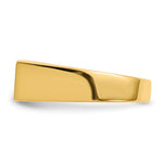 14K 16.0x6.0mm Closed Back Signet Ring view