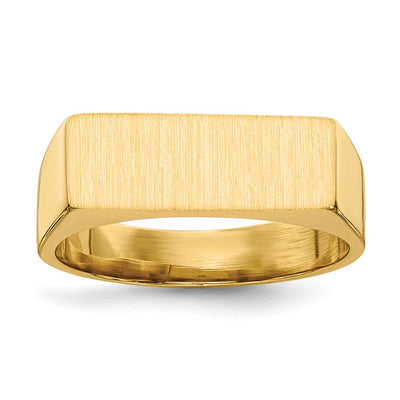 14K gold signet ring