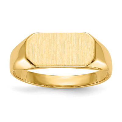 14K gold signet ring