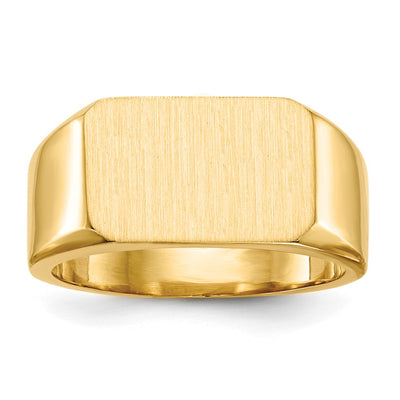 14K gold signet ring