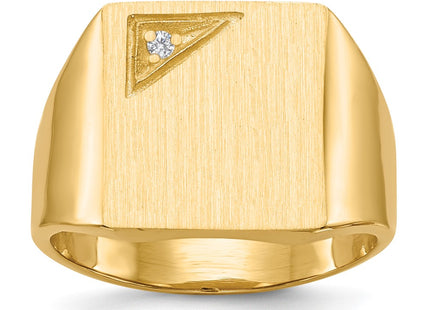 14k Yellow Gold Rings Style RS458AAA - Classique Jewelry Inc.