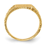 14K 8.0x7.0mm Open Back Signet Ring view