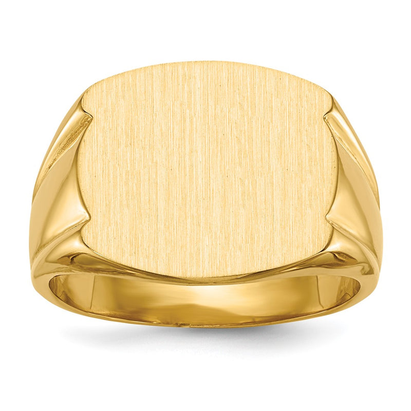 14K gold signet ring