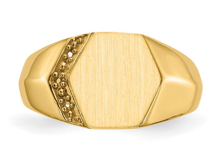 14k Yellow Gold Rings Style RS495 - Classique Jewelry Inc.