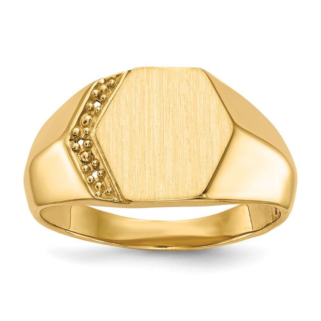 14k Yellow Gold Rings Style RS495 - Classique Jewelry Inc.