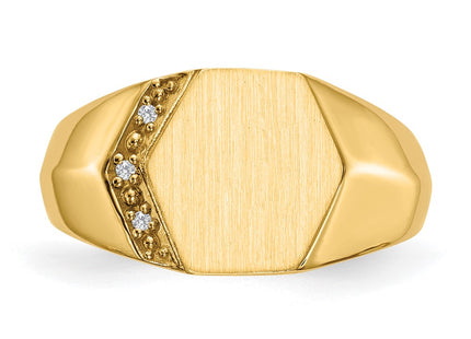 14k Yellow Gold Rings Style RS495VS - Classique Jewelry Inc.