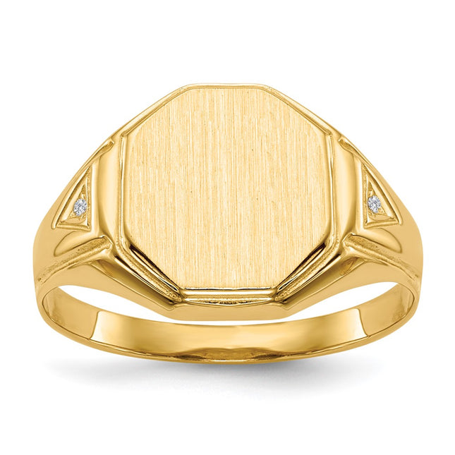 14k Yellow Gold Rings Style RS499A - Classique Jewelry Inc.