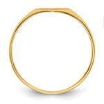 14K 7.5x6.0mm Closed Back Heart Signet Ring view