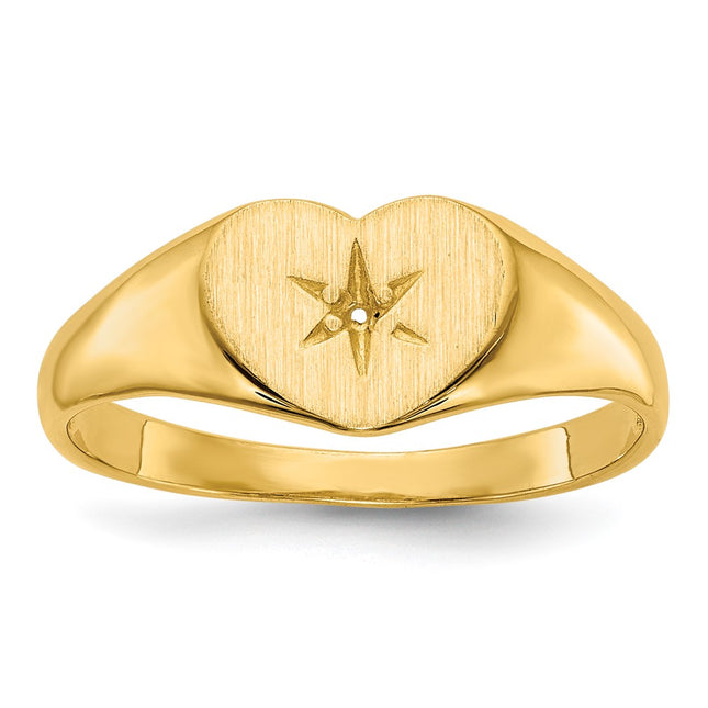 14k Yellow Gold Rings Style RS514 - Classique Jewelry Inc.