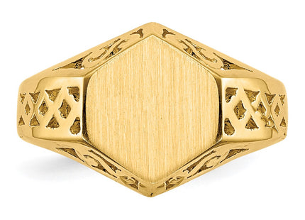 14k Yellow Gold Rings Style RS525 - Classique Jewelry Inc.