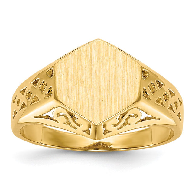 14k Yellow Gold Rings Style RS525 - Classique Jewelry Inc.
