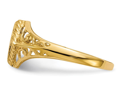14k Yellow Gold Rings Style RS527 - Classique Jewelry Inc.