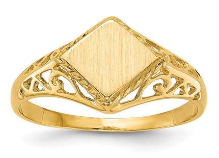 14k Yellow Gold Rings Style RS527 - Classique Jewelry Inc.