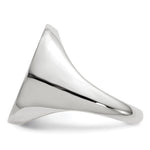 14K White Gold 17.0x20.5mm Closed Back Mens Signet Ring view