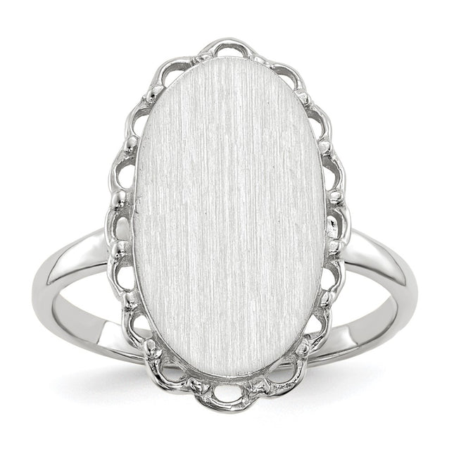 14k White Gold Rings Style RS562 - Classique Jewelry Inc.