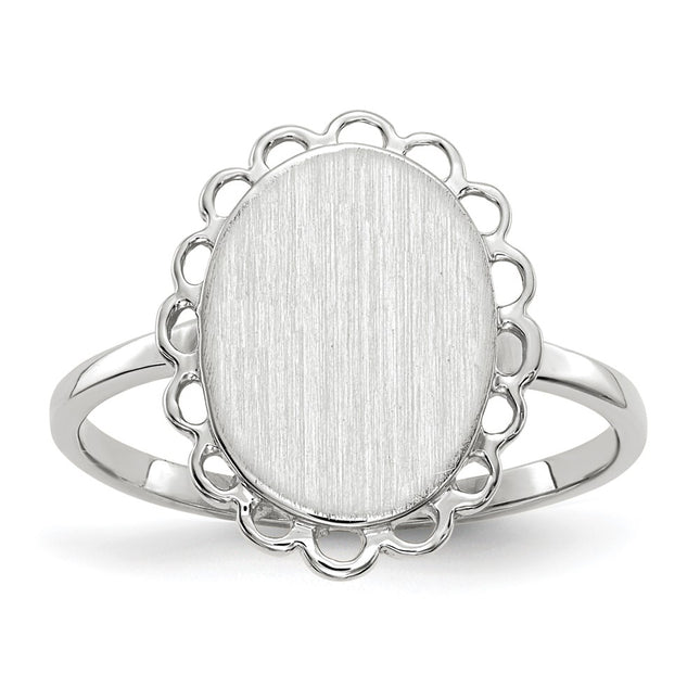 14k White Gold Rings Style RS566 - Classique Jewelry Inc.
