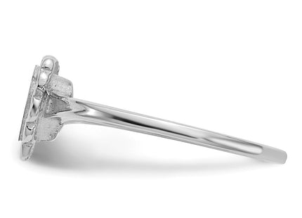 14k White Gold Rings Style RS595 - Classique Jewelry Inc.