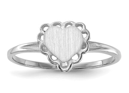14k White Gold Rings Style RS595 - Classique Jewelry Inc.