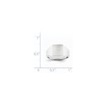 14K White Gold 10.5x11.0mm Open Back Signet Ring view