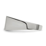 14K White Gold 16.5x8.0mm Closed Back Signet Ring view