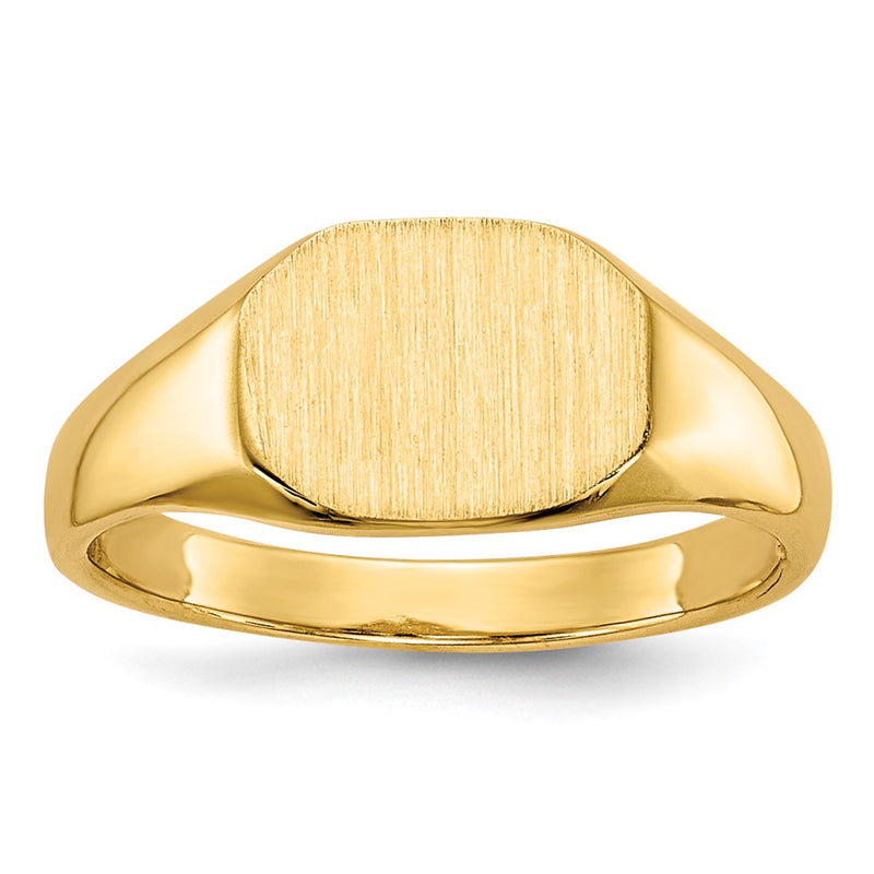 14K gold signet ring
