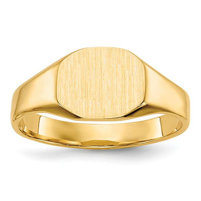 14K gold signet ring