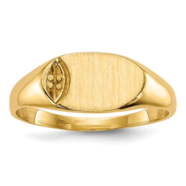 14k Yellow Gold Rings Style RS651 - Classique Jewelry Inc.