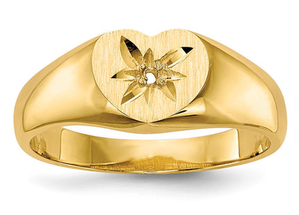 14k Yellow Gold Rings Style RS655 - Classique Jewelry Inc.