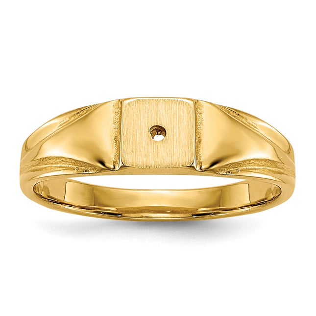 14k Yellow Gold Rings Style RS657 - Classique Jewelry Inc.