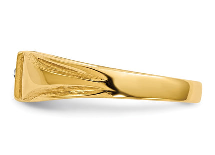 14k Yellow Gold Rings Style RS657A - Classique Jewelry Inc.