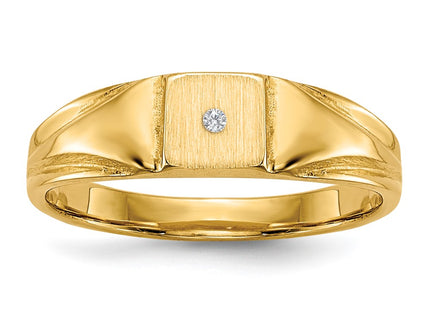 14k Yellow Gold Rings Style RS657A - Classique Jewelry Inc.