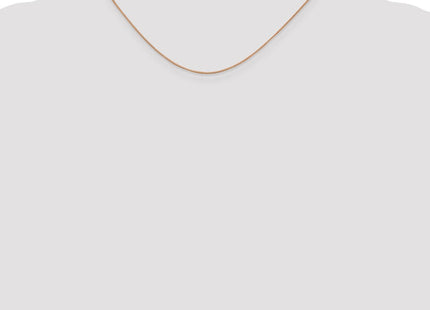 14K Rose Gold Box Link with Lobster Clasp Chain (Style RSC1-16)