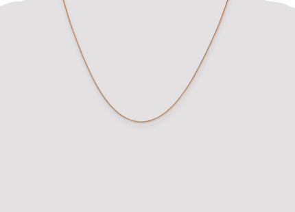 14K Rose Gold Box Link with Lobster Clasp Chain (Style RSC1-20)