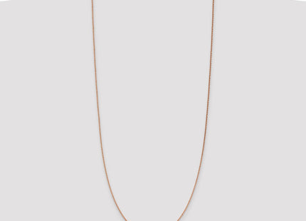 14K Rose Gold Diamond-cut Cable with Lobster Clasp Chain (Style RSC21-30)