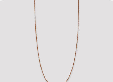 14K Rose Gold Diamond-cut Spiga with Lobster Clasp Chain (Style RSC23-30)