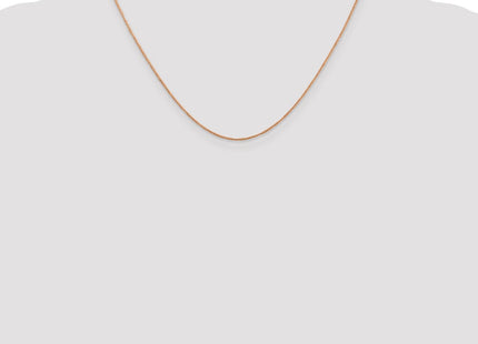 14K rose gold chain