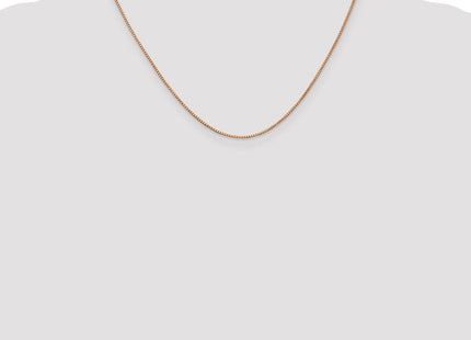 14K Rose Gold Box Link with Lobster Clasp Chain (Style RSC3-18)