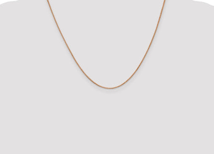 14K Rose Gold Box Link with Lobster Clasp Chain (Style RSC3-20)